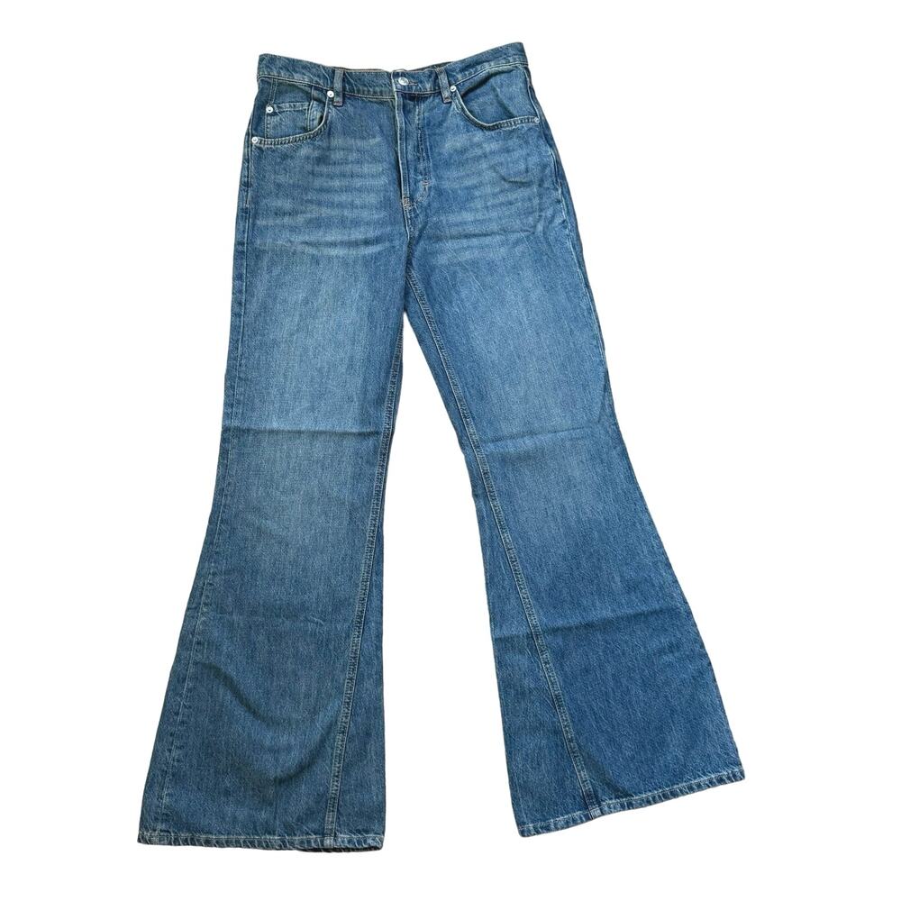 Free People We The Free Denim Flare Jeans Women’s Size 27 - Picture 1 of 9